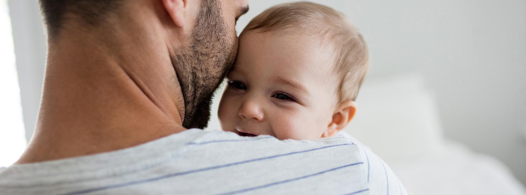 dad with baby